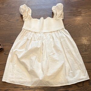 Elegant White Mini Dress for Women